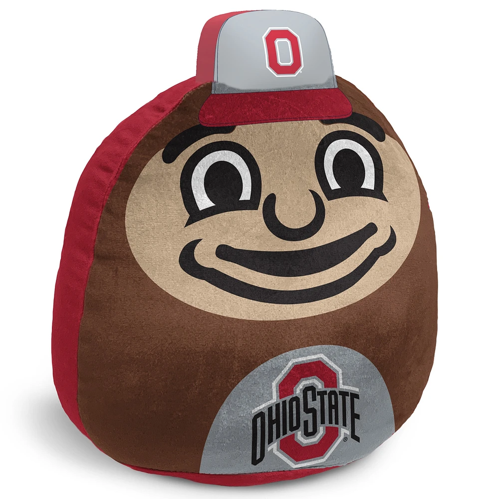 Pegasus Ohio State Buckeyes Oreiller mascotte en peluche avec caractéristiques