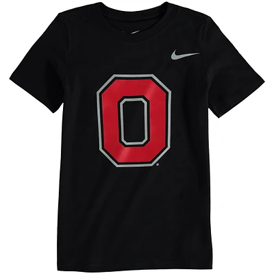 T-shirt Nike Ohio State Buckeyes Logo préscolaire noir