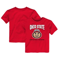 Preschool Scarlet Ohio State Buckeyes College Football Playoff 2024 National Champions  T-Shirt