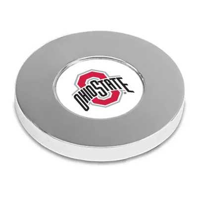 Ohio State Buckeyes Team Office Paperweight - Silver