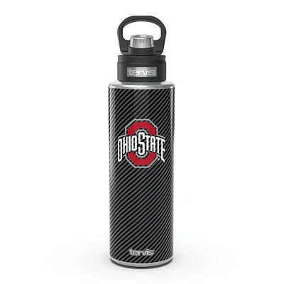 Tervis Ohio State Buckeyes 40oz. Carbon Fiber Wide Mouth Water Bottle