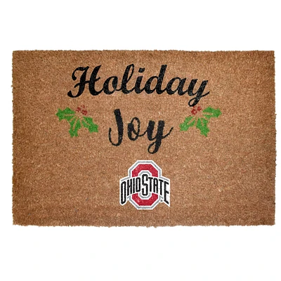 The Memory Company Tapis de porte de vacances 23 po x 35 po Ohio State Buckeyes