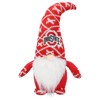 Gnome avec chapeau de Noël Ohio State Buckeyes de The Memory Company