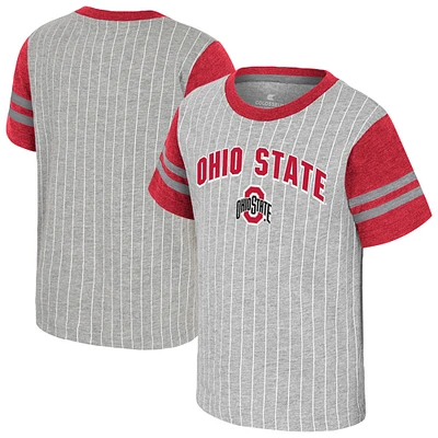 Toddler Colosseum Heather Gray Ohio State Buckeyes Airball T-Shirt