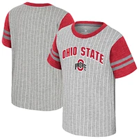 Toddler Colosseum Heather Gray Ohio State Buckeyes Airball T-Shirt