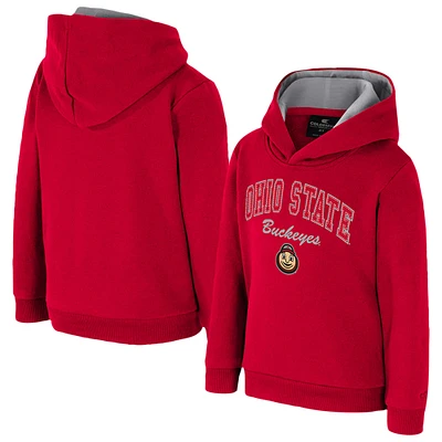 Toddler Colosseum Scarlet Ohio State Buckeyes Centauri Pullover Hoodie