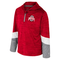 Toddler Colosseum Scarlet Ohio State Buckeyes Rylos Quarter-Zip Windshirt