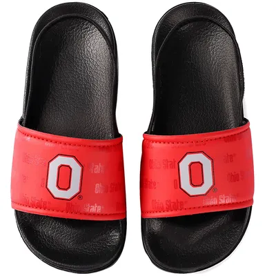 Ohio State Buckeyes FOCO Toddler Wordmark Legacy Sandal