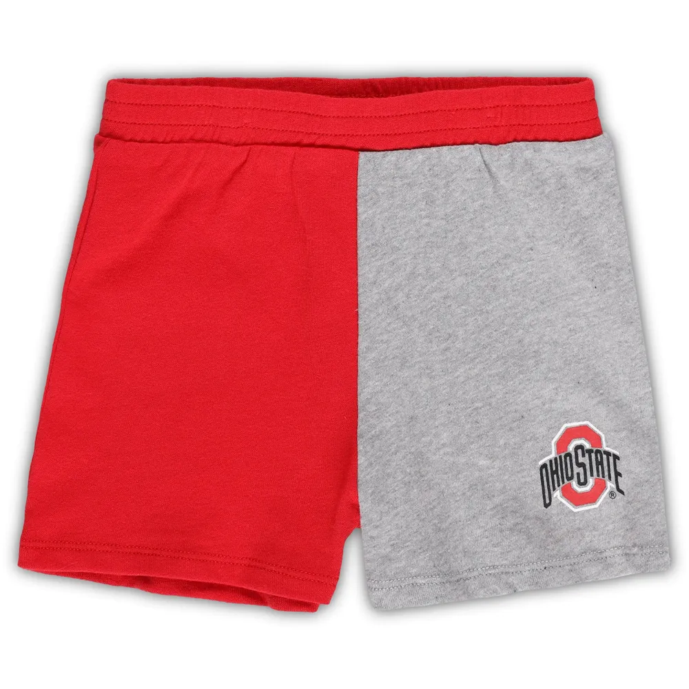 Toddler Heather Gray Ohio State Buckeyes Super Star T-Shirt & Shorts Set