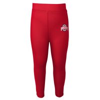 Toddler Heathered Gray/Scarlet Ohio State Buckeyes Forever Love Team T-Shirt & Leggings Set