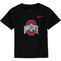 T-shirt à logo Ohio State Buckeyes Nike noir pour tout-petit