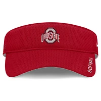 Unisex Nike Scarlet Ohio State Buckeyes 2025 Dugout Softball Ace Performance Adjustable Visor