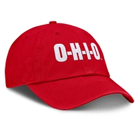 Unisex Nike Scarlet Ohio State Buckeyes Local Club Adjustable Hat