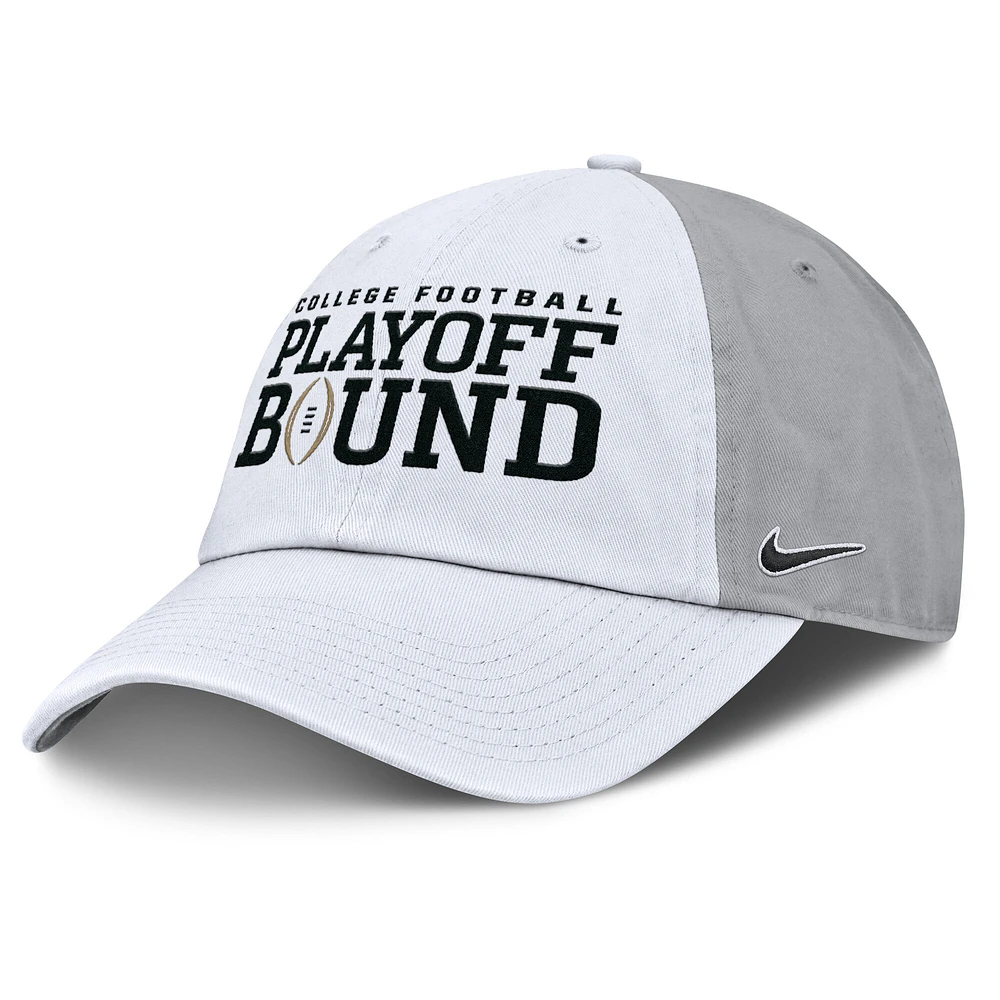 Casquette ajustable unisexe Nike Ohio State Buckeyes 2024 College Football Playoff Club blanc/gris