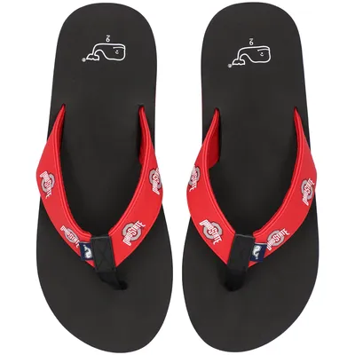 Ohio State Buckeyes Vineyard Vines Flip Flops