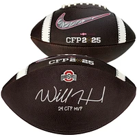 Will Howard Ohio State Buckeyes Autographed 2024 College Football Playoff National Champions Nike CFP Football with "24 CFP MVP" Inscription