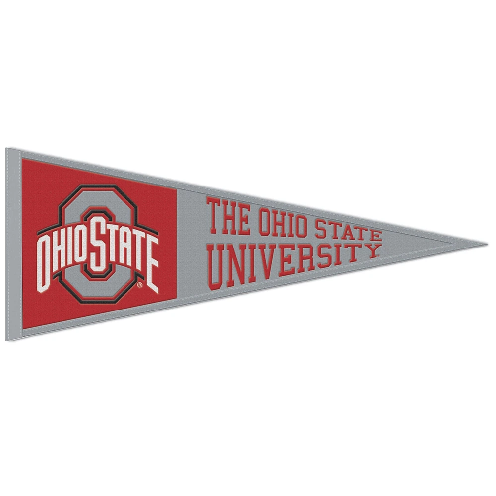 WinCraft Ohio State Buckeyes 13" x 32" Fanion avec logo principal en laine