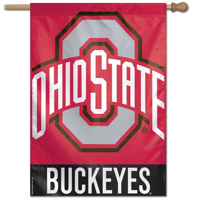 WinCraft Ohio State Buckeyes Bannière verticale simple face 28 po x 40 po