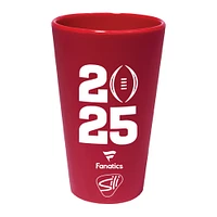 WinCraft Ohio State Buckeyes College Football Playoff 2024 National Champions 16oz. Team Color Silicone Pint Glass