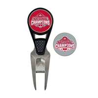 WinCraft Ohio State Buckeyes College Football Playoff 2024 National Champions Divot Repair Tool & Ball Marker Set