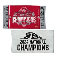 WinCraft Ohio State Buckeyes College Football Playoff 2024 National Champions Locker Room 22" x 42" Double-Sided Towel