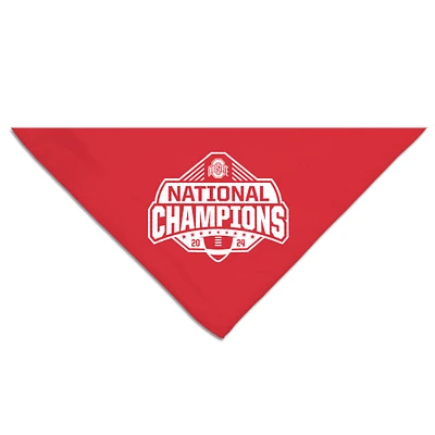 WinCraft Ohio State Buckeyes College Football Playoff 2024 National Champions Pet Bandana