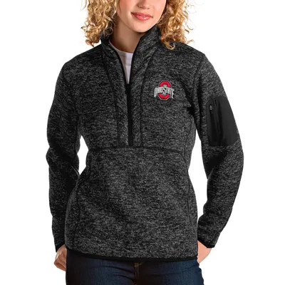 Ohio State Buckeyes Antigua Women's Fortune Half-Zip Pullover Jacket