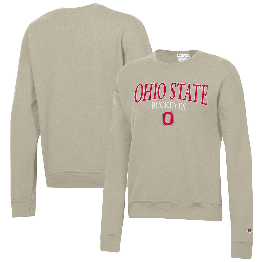 Sweat-shirt Powerblend Champion Ohio State Buckeyes pour femme, havane