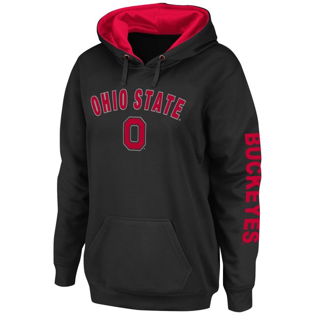 Sweat à capuche Colosseum Ohio State Buckeyes Loud and Proud noir pour femme