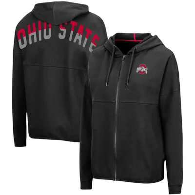 Ohio State Buckeyes Colosseum Women's Two-Hit Full-Zip Hoodie