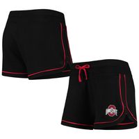 Women's Colosseum Heathered Black Ohio State Buckeyes Lil Sebastian Shorts