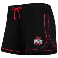 Women's Colosseum Heathered Black Ohio State Buckeyes Lil Sebastian Shorts