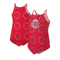 Débardeur bandana Colosseum x Wrangler Scarlet Ohio State Buckeyes pour femmes