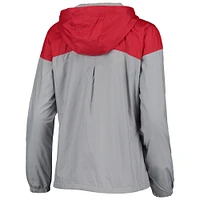 Veste à capuche Columbia Scarlet/Grey Ohio State Buckeyes pour femme