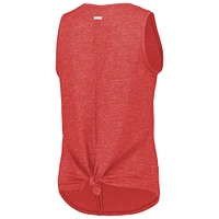 Women's Columbia  Scarlet Ohio State Buckeyes Cades Cape Omni-Wick Tri-Blend Tank Top