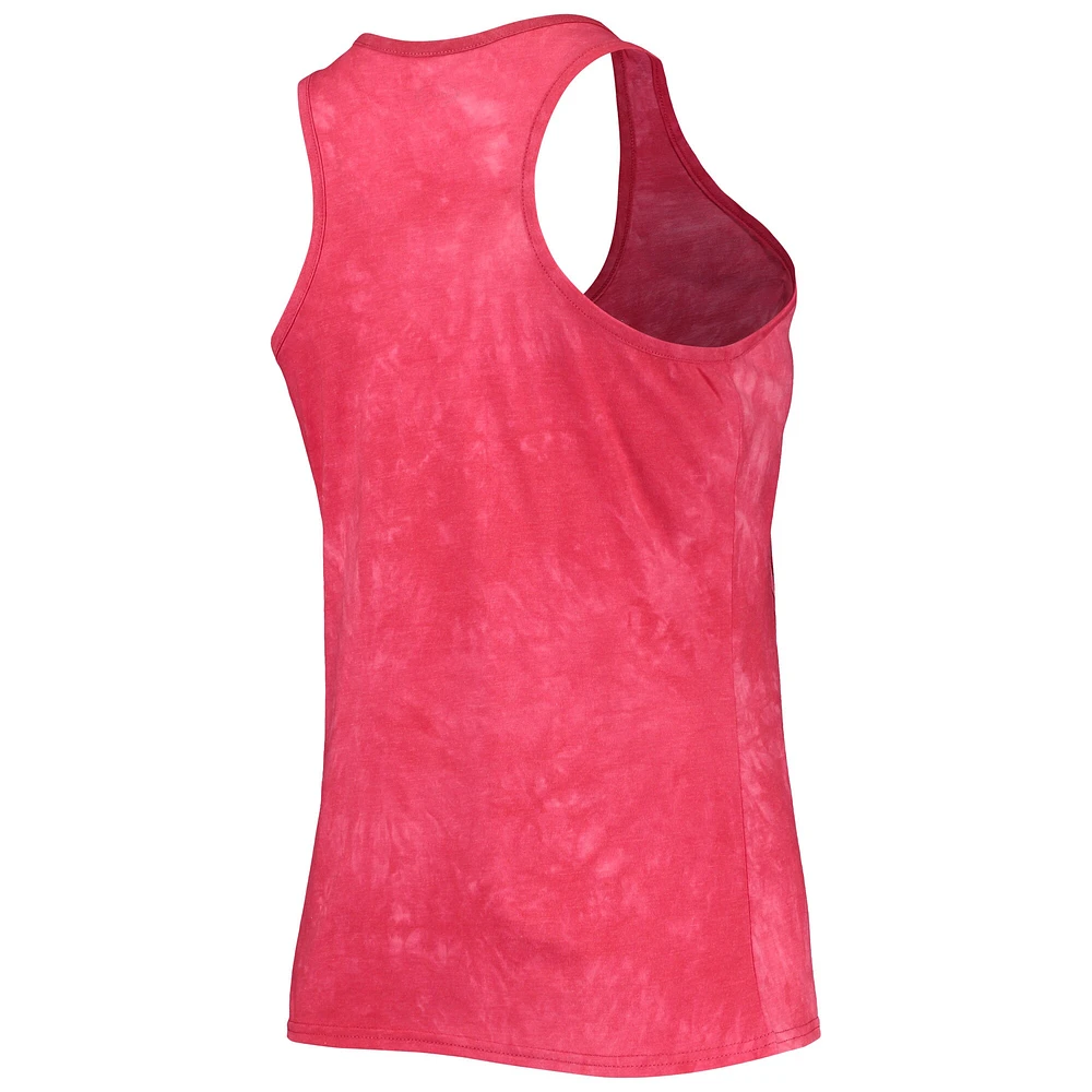 Women's Concepts Sport Scarlet Ohio State Buckeyes Billboard Tie-Dye Tank Top & Shorts Set