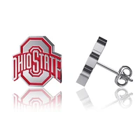 Women's Dayna Designs Ohio State Buckeyes Enamel Post Earrings