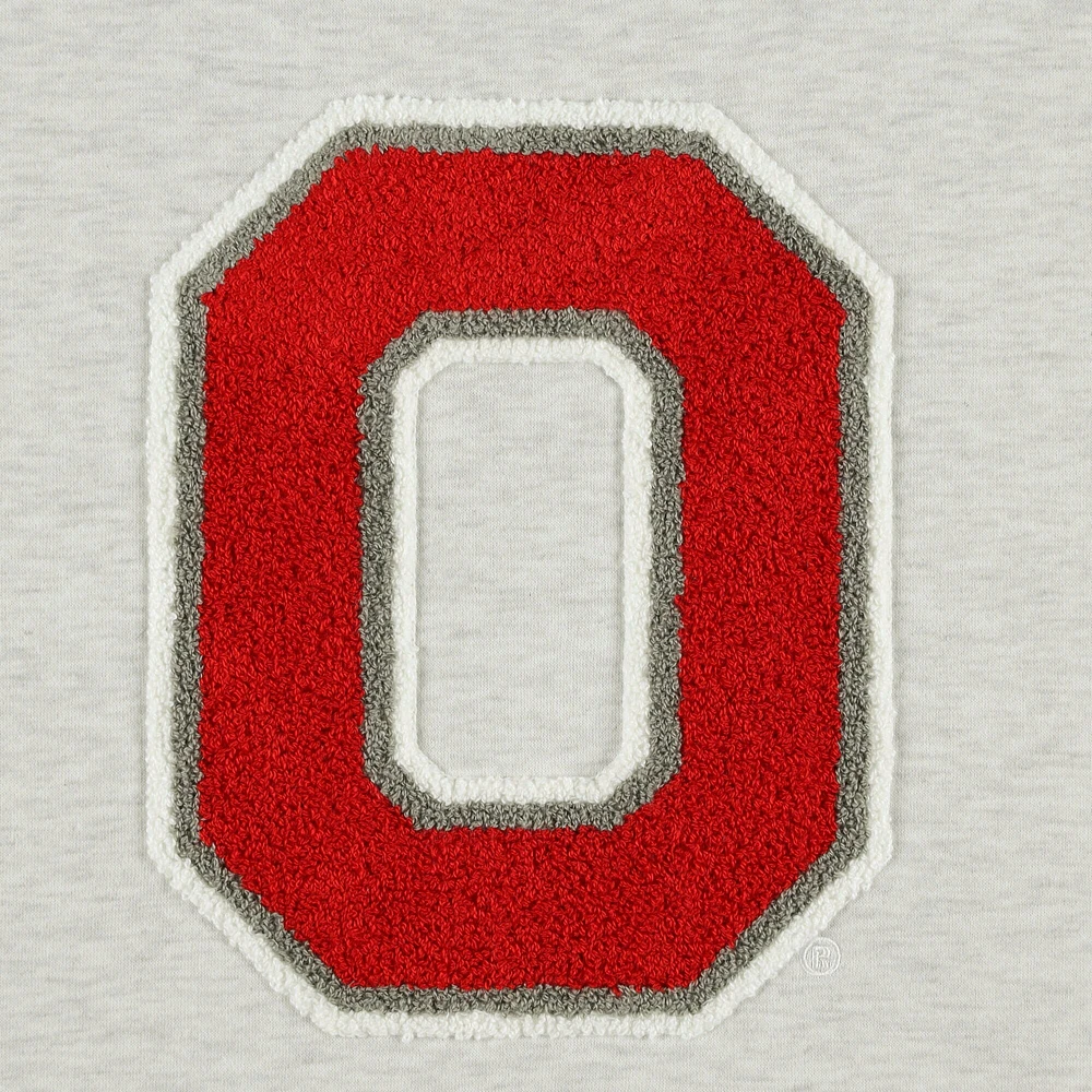 Gameday Couture Ash Ohio State Buckeyes Team Effort Sweat-shirt et short pour femme