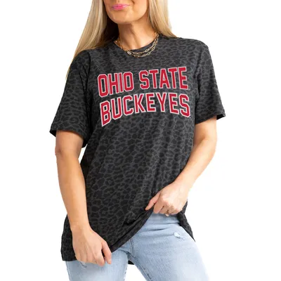 Ohio State Buckeyes Gameday Couture Women's Fan Favorite Leopard T-Shirt