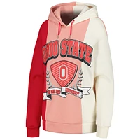 Sweat à capuche Gameday Couture Scarlet Ohio State Buckeyes Hall of Fame pour femme