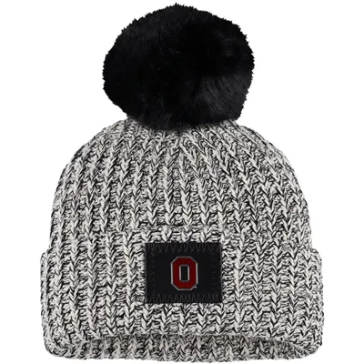 Ohio State Buckeyes Love Your Melon Women's Cuffed Knit Hat with Pom
