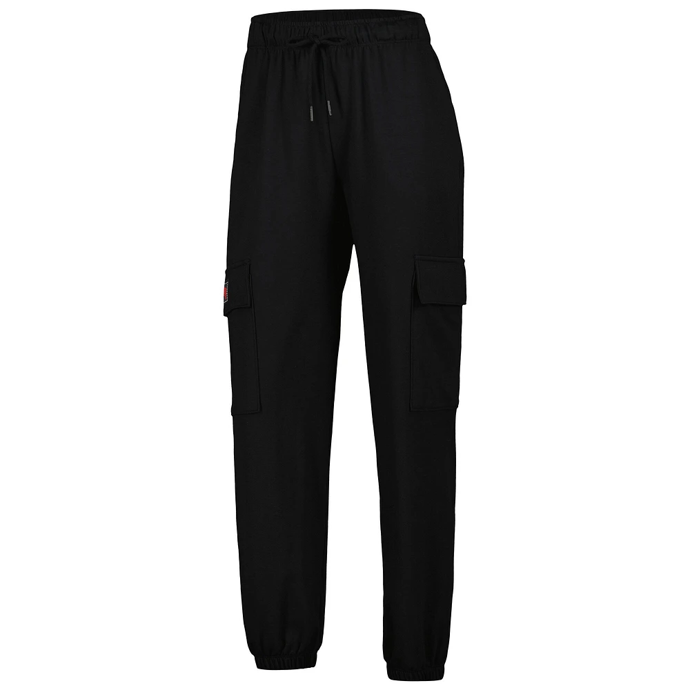 Women's Lusso Black Ohio State Buckeyes Mellie Cargo Pants