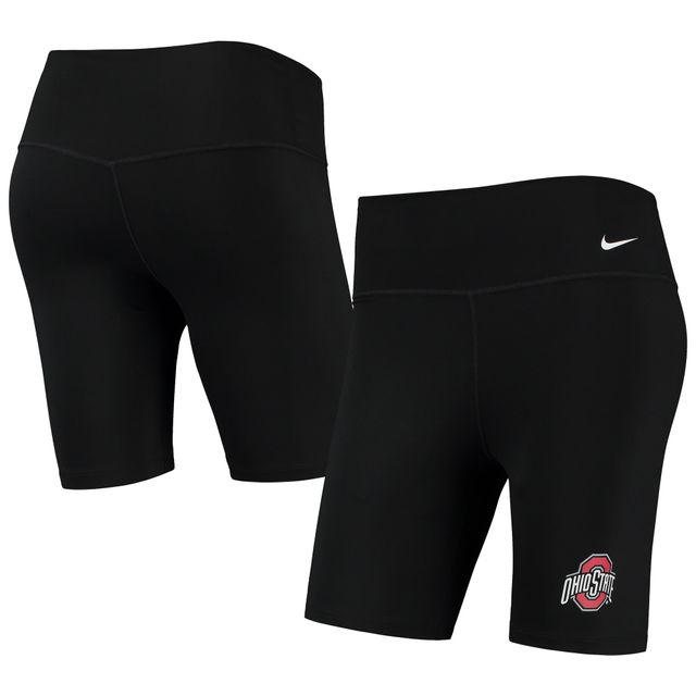 Short de motard Performance Ohio State Buckeyes Nike noir pour femme