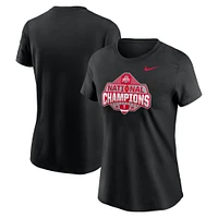 Women's Nike  Black Ohio State Buckeyes College Football Playoff 2024 National Champions Official Logo T-Shirt