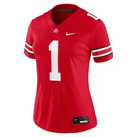 Women's Nike #1 Scarlet Ohio State Buckeyes Game Jersey