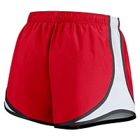Women's Nike Red Ohio State Buckeyes Spring Break Tempo Performance Shorts