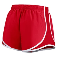 Short Nike Scarlet Ohio State Buckeyes Primetime Tempo Performance pour femme