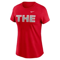 Women's Nike Scarlet Ohio State Buckeyes THE T-Shirt