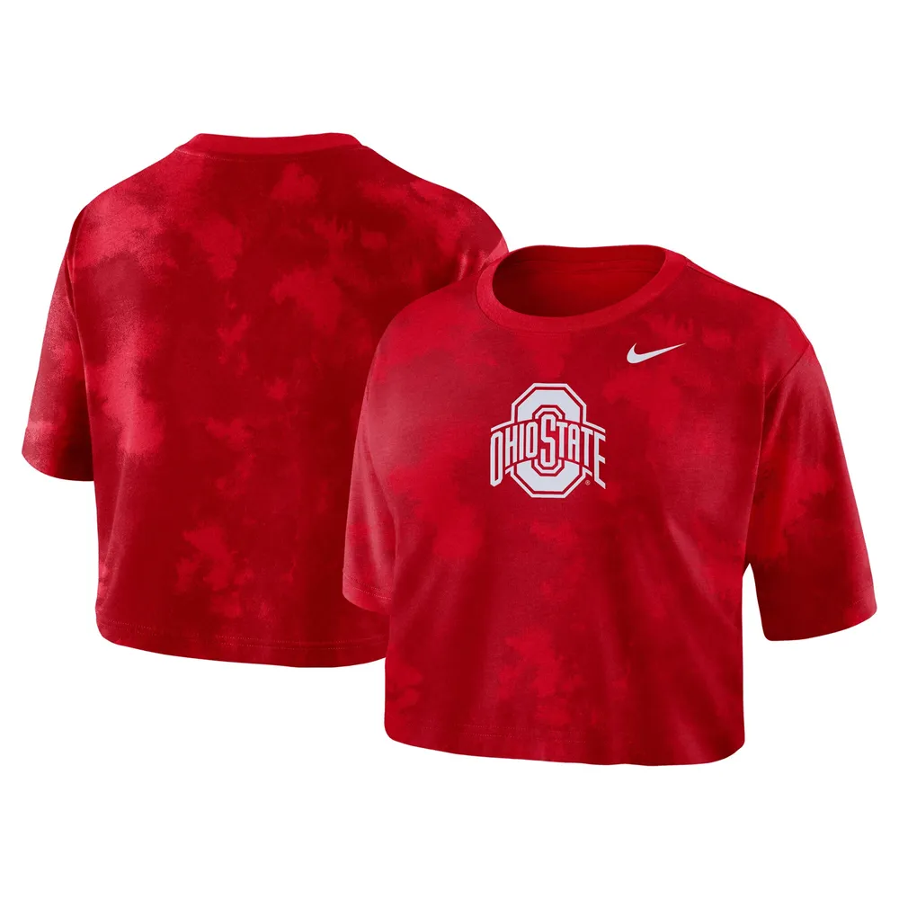 Ohio State Buckeyes Women's White Cropped Jersey - Everything Buckeyes