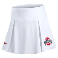 Women's Nike White Ohio State Buckeyes Club Performance Tennis Skirt with Shorts